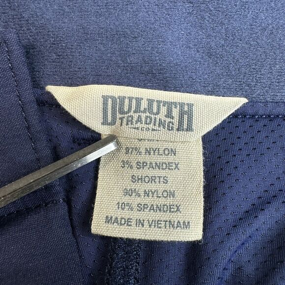 Duluth Trading Dry On The Fly Skort 6 Navy Blue Flex Active Skirt/Shorts EUC - Picture 6 of 11
